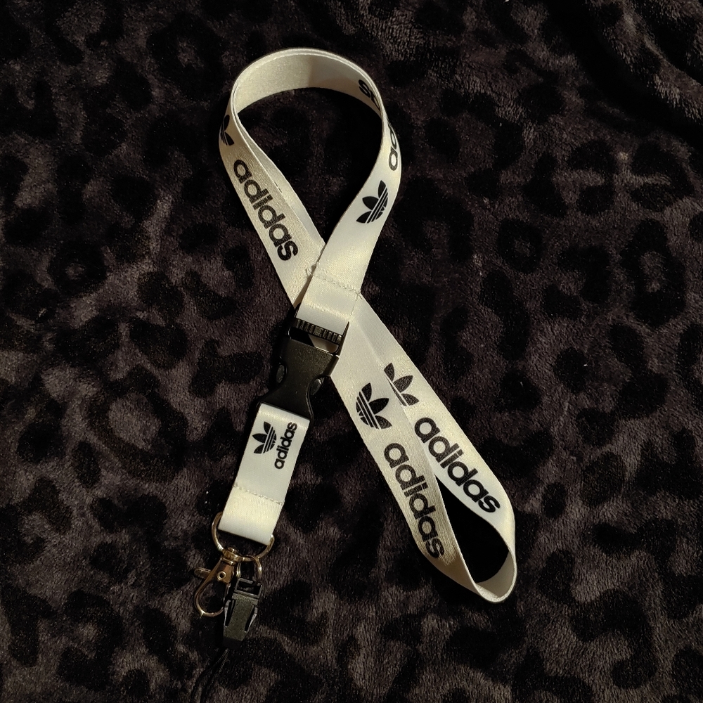Adidas lanyard - white
